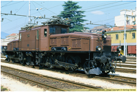 CE 6/8 II 14253 di SBB in esposizione a Luino 24/06/1989