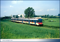 L' ALn 668 1037 diretta a Lecco nell'estate del 1989