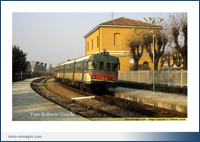 ALn 668 1029 + 1106 in arrivo a Renate il 16 11 1985 locale Monza Molteno