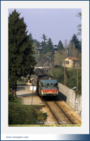 ALn 668 1065 + 1028 in sosta a Carate Calo' locale Oggiono Monza 17 11 1985