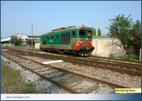 D 343 2005 in trasferimento verso Lecco. Presenza divenuta occasionale su questo tratto di linea. Besana 21/04/06